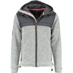Superdry STORM HYBRID Bluza rozpinana grey grit. Kardigany męskie Superdry., z materiału. W wyprzedaży za 407.20 zł.