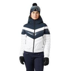 Damska kurtka narciarska Helly Hansen Imperial. Niebieskie kurtki damskie Helly Hansen, s, bez wzorów, z materiału, krótkie, bez kaptura, narciarskie. Za 1,298.50 zł.