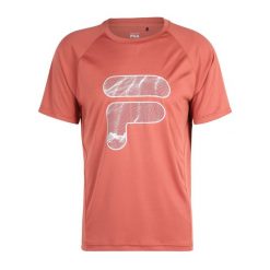 Koszulka męska FILA Riverhead. Czerwone koszulki sportowe męskie Fila, m, bez wzorów, z poliesteru, bez kołnierzyka, bez ramiączek. Za 159.99 zł.