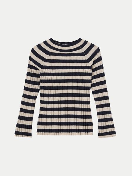 Mayoral Bluzka 4062 Granatowy Regular Fit. Niebieskie bluzki dla dziewczynek Mayoral, bez wzorów, z wiskozy, bez ramiączek. Za 69.99 zł.