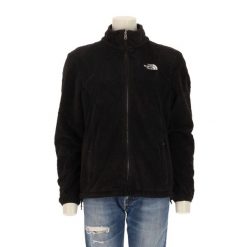 Damska czarna kurtka polarowa Osito TNF. Czarne kurtki damskie The North Face, l, bez wzorów, z polaru, bez kaptura. Za 212.96 zł.