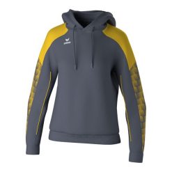 Bluza damska z kapturem Erima Evo Star. Szare bluzy damskie Erima, na zimę, bez wzorów, z materiału, retro, bez kołnierzyka, bez ramiączek, z kapturem. Za 242.00 zł.