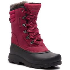 Śniegowce CMP - Kinos Wmn Snow Boot Wp 2.0 38Q4556 Syrah/Nero 59BN. Czerwone kozaki damskie CMP, z futra. W wyprzedaży za 279.00 zł.