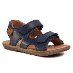 Sandały Naturino. Niebieskie sandały chłopięce Naturino, bez zapięcia. Za 239.99 zł.