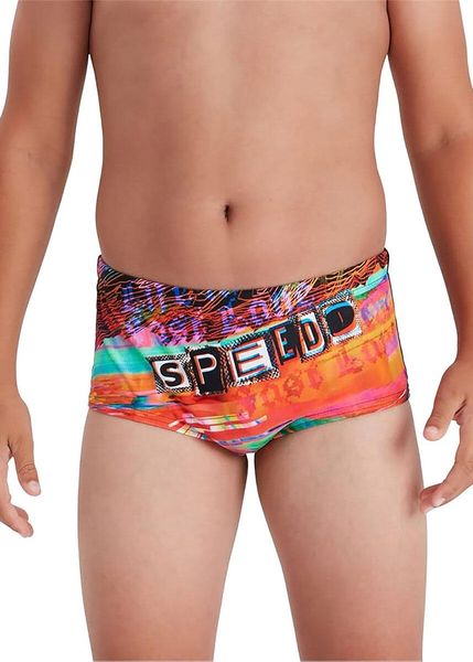 Slipy Speedo Boy'S Glitche 13 Cm – Czarne/Salso/Białe/Tile – Rozmiar 9-10. Białe kąpielówki dla chłopców Speedo, bez wzorów, z poliesteru. Za 105.37 zł.