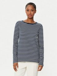 Weekend Max Mara Bluzka Erasmo 2515941061 Granatowy Regular Fit. Niebieskie bluzki damskie Weekend Max Mara, s, bez wzorów, z bawełny, bez kołnierzyka, bez ramiączek. Za 289.99 zł.