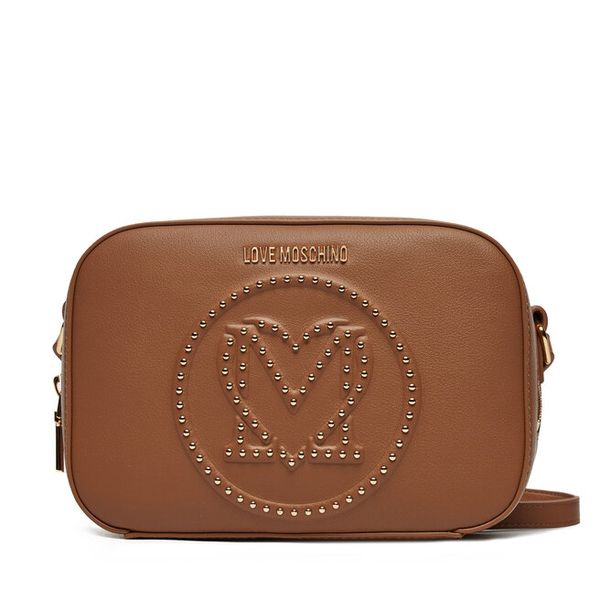 Torebka LOVE MOSCHINO. Brązowe listonoszki damskie Love Moschino, bez wzorów, bez dodatków. Za 779.99 zł.
