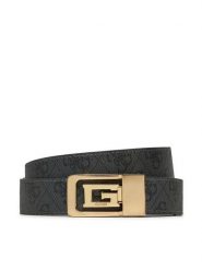 Guess Pasek Damski BW9207 P5130 Szary. Szare paski damskie Guess, z aplikacjami, ze skóry. Za 142.00 zł.