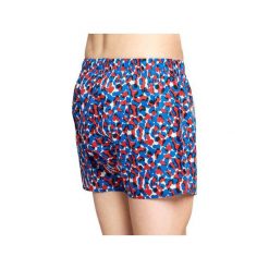 Bielizna męska Happy Socks x Wiz Khalifa - Black & Blue Boxer (WIZ66-6000). Czarna bokserki męskie Happy Socks, w kolorowe wzory, z bawełny. Za 99.90 zł.