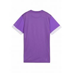 Damska koszulka do padla z grafiką INDIVIDUAL PUMA Purple Glimmer White. Białe koszulki sportowe damskie Puma, l, bez wzorów, sportowe, bez kołnierzyka. W wyprzedaży za 104.00 zł.