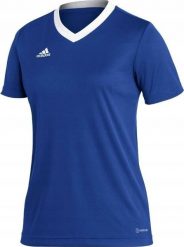 Adidas Koszulka damska adidas Entrada 22 Jsy niebieska HG3947 XL. Niebieskie t-shirty damskie Adidas, xl, bez wzorów, bez kołnierzyka. Za 70.20 zł.