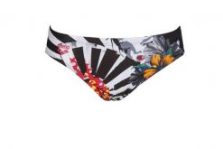 Kąpielówki slipy męskie na basen Arena One Akina Brief. Białe kąpielówki dla chłopców Arena, bez wzorów, z materiału, długie. Za 36.98 zł.