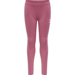 Legginsy dziewczęce Hummel Onze. Czerwone spodnie sportowe dla dziewczynek Hummel, bez wzorów, na jogę i pilates. Za 147.00 zł.