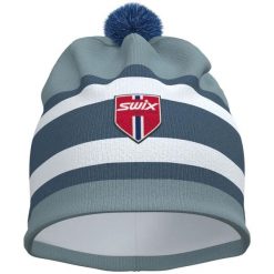 Czapka Swix Tradition Light. Niebieskie czapki i kapelusze damskie Swix, na zimę, bez wzorów, sportowe. Za 273.50 zł.