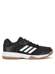 Adidas Buty halowe SPEEDCOURT M IE8033 Czarny. Czarne buty sportowe męskie Adidas, z materiału, bez zapięcia. Za 239.99 zł.
