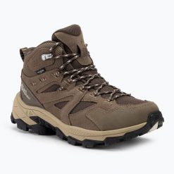 Buty trekkingowe damskie Jack Wolfskin Vojo Tour Texapore Mid. Brązowe trekkingi damskie Jack Wolfskin, trekkingowe. Za 640.75 zł.