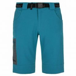 Męskie szorty outdoorowe Kilpi NAVIA-M. Niebieskie szorty męskie Kilpi, m, bez wzorów, z materiału. Za 161.00 zł.