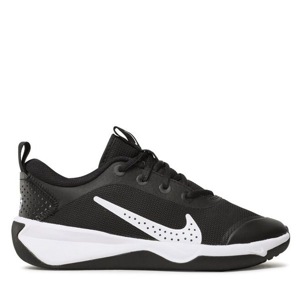 Buty halowe Nike. Czarne obuwie sportowe damskie Nike, bez wzorów, na fitness i siłownię. Za 189.99 zł.