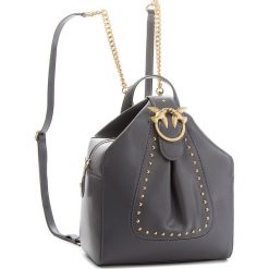Plecak PINKO - Alkan Backpack. AI 18-19 PLTT 1P2171 Y4YM Dark Grey I76. Szare plecaki damskie Pinko, ze skóry. W wyprzedaży za 1,279.00 zł.