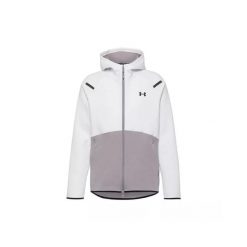 Bluza Mężczyzna Under Armour Unstoppable Flc Fz szary. Białe bluzy męskie Under Armour, na zimę, m, bez wzorów, z bawełny, z kapturem. Za 467.90 zł.