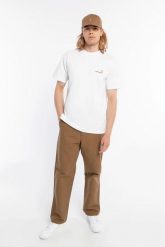 Spodnie męskie casual Carhartt WIP Simple Pant Hamilton Brown I031220-HZ. Niebieskie spodnie sportowe męskie Carhartt, l, bez wzorów, trekkingowe. Za 409.00 zł.