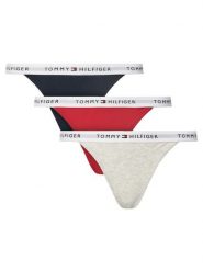 Tommy Hilfiger Komplet 3 par stringów UW0UW05757 Kolorowy. Stringi damskie Tommy Hilfiger, xl, bez wzorów, z bawełny. Za 129.99 zł.
