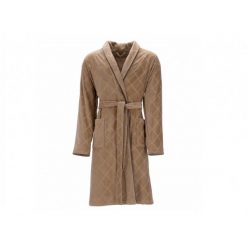 Szlafrok męski rozm. XL Barron Camel 630. Brązowe szlafroki męskie Vossen, m, bez wzorów, z bawełny, bez ramiączek, bez kaptura. Za 480.00 zł.