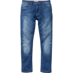 Dżinsy dresowe Regular Fit Straight bonprix niebieski. Jeansy męskie marki Giacomo Conti. Za 99.99 zł.