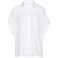 Bluzka z wiskozy bonprix biały. Bluzki damskie marki bonprix. Za 32.99 zł.