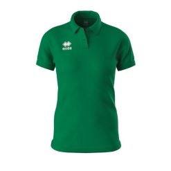 Damska koszulka polo Errea Alexis. Zielone koszulki sportowe damskie ERREA, l, bez wzorów, z materiału, bez kołnierzyka, bez ramiączek. Za 191.50 zł.