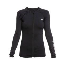 Koszulka rash vest z zamkiem i długim rękawem dla Kobiety NEW ESSENTIALS Czarny. Brązowe koszulki sportowe damskie Roxy, xs, bez wzorów, z dzianiny, bez kołnierzyka, bez ramiączek. Za 169.99 zł.