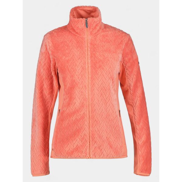 Sweter Damski Luhta Ikaala. Czerwone swetry damskie Luhta, bez wzorów, z polaru, sportowe, bez kołnierzyka, bez ramiączek, bez kaptura. Za 399.00 zł.