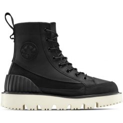 Męskie Boots Converse Chuck 70 Rugged Waterproof Boot. Czarne buty sportowe męskie Converse, ze skóry, bez zapięcia, na fitness i siłownię. Za 990.00 zł.