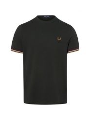 Fred Perry koszulka Mężczyźni Bawełna (100%) zielony, S. Zielone koszulki sportowe męskie Fred Perry, m, bez wzorów, z bawełny, bez kołnierzyka, bez ramiączek. Za 349.95 zł.