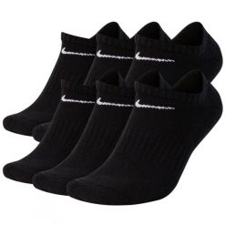 Skarpetki treningowe męskie Nike SX7675-010 6 pack. Czarne buty sportowe męskie Nike, bez wzorów. Za 84.99 zł.