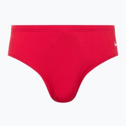 Slipy kąpielowe męskie Nike Hydrastrong Solid Brief. Czerwone kąpielówki męskie Nike, m, bez wzorów, do pływania. W wyprzedaży za 151.55 zł.