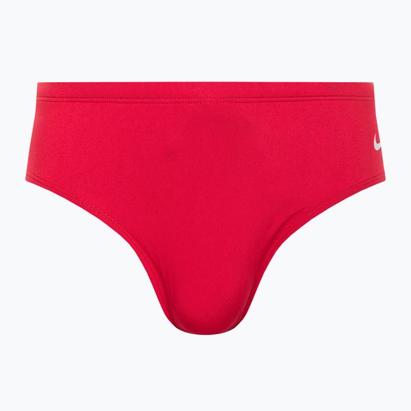 Slipy kąpielowe męskie Nike Hydrastrong Solid Brief. Czerwone kąpielówki męskie Nike Swim, m, bez wzorów, z materiału, do pływania. Za 94.99 zł.