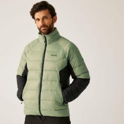Kurtka męska przejściowa ocieplana Dalent. Zielone kurtki sportowe męskie Regatta, m, bez wzorów, z puchu, trekkingowe. W wyprzedaży za 279.99 zł.