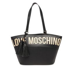 Torebka LOVE MOSCHINO. Czarne torebki do ręki damskie Love Moschino, bez wzorów, klasyczne, bez dodatków. Za 449.99 zł.