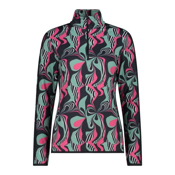 Golf damska turystyczne CMP 34L4256. Czarne bluzy sportowe damskie CMP, l, bez wzorów, bez kaptura, na golfa. Za 372.00 zł.