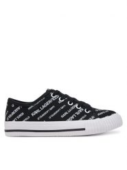 Karl Lagerfeld Kids Tenisówki Z30562 M Czarny. Czarne buty sportowe dziewczęce Karl Lagerfeld Kids, bez wzorów, z materiału, bez zapięcia. Za 174.50 zł.