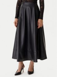Guess Spódnica z imitacji skóry W5BD71 K8S30 Czarny Regular Fit. Czarne spódnice damskie Guess, m, z aplikacjami, ze skóry. Za 559.99 zł.