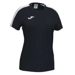 Koszulka do piłki nożnej damska Joma Academy III z krótkim rękawem. Białe koszulki sportowe damskie Joma, xl, bez wzorów, bez kołnierzyka, bez ramiączek, do piłki nożnej. Za 53.99 zł.