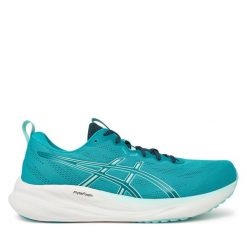 Buty do biegania Asics. Niebieskie buty sportowe męskie Asics, bez zapięcia, do biegania. Za 409.99 zł.