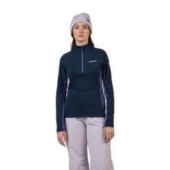 Kurtka narciarska 1/4 Zip damska Rossignol Blackside MIX. Niebieskie kurtki snowboardowe damskie Rossignol, bez wzorów, bez kaptura, narciarskie. Za 543.50 zł.