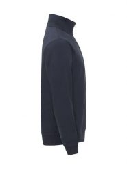 Clique Miami Half Zip – Bluza półgolf z bawełny i poliestru z recyklingu. Niebieskie bluzy męskie CLIQUE, xl, bez wzorów, z bawełny, bez kaptura. Za 190.50 zł.