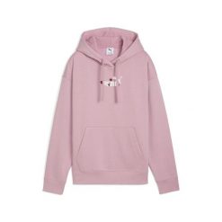 Damska bluza z kapturem Essentials Nature 2.0 Comfort PUMA Poised Pink. Czerwone bluzy sportowe damskie Puma, bez wzorów, z kapturem, do biegania. Za 249.00 zł.