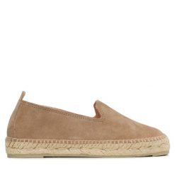 Espadryle Manebi. Brązowe espadryle damskie Manebi, bez wzorów, bez obcasa, bez zapięcia. Za 339.99 zł.