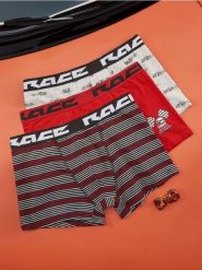 Bokserki 3 pack Long - wielobarwny. Bokserki męskie Sinsay, l, bez wzorów, z gumy. Za 29.99 zł.