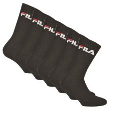 Crew Tennis Socks Full Terry 6Packs. Czarne skarpety damskie Fila, bez wzorów. Za 163.99 zł.